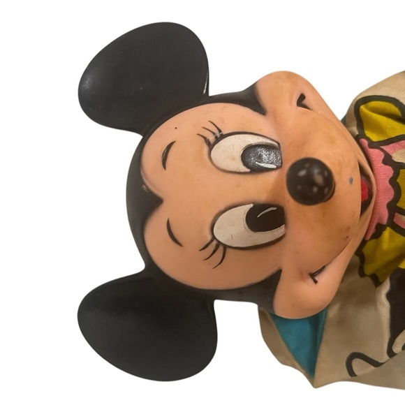 Vintage 1960’s Walt Disney Minnie Mouse & Donald Duck Hand Puppets Rare - Picture 13 of 16